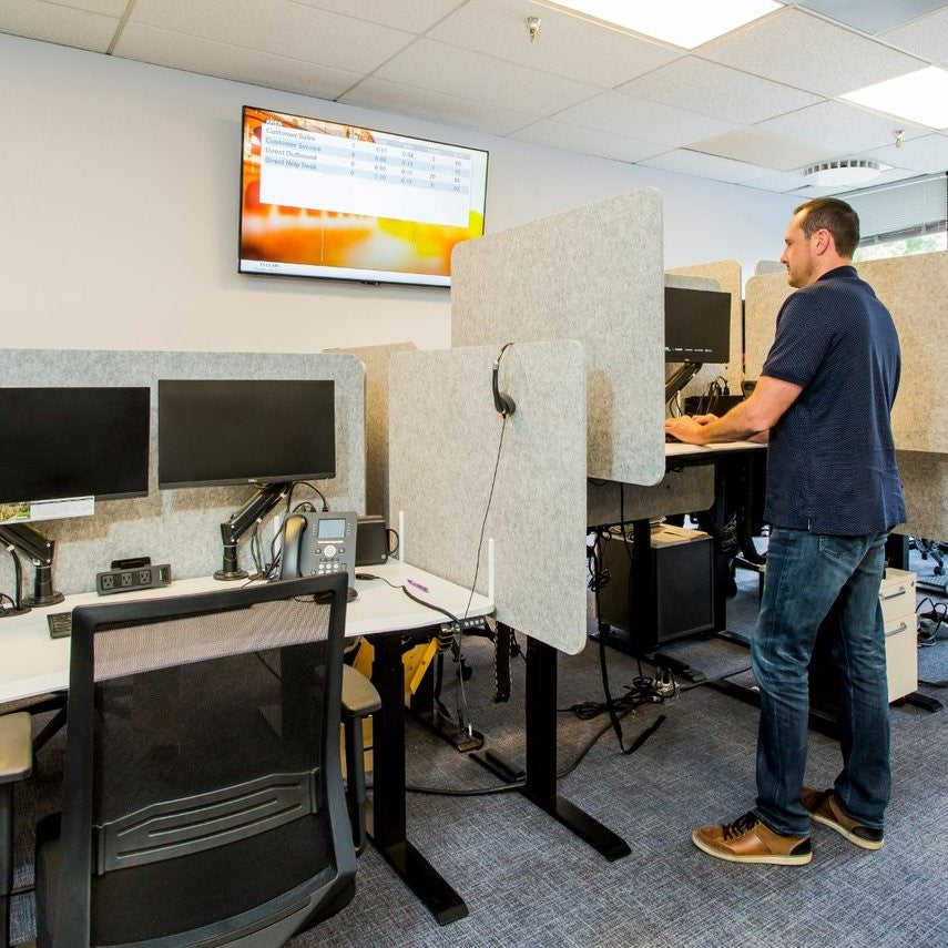 Standing Desks are on the Rise at Call Centers