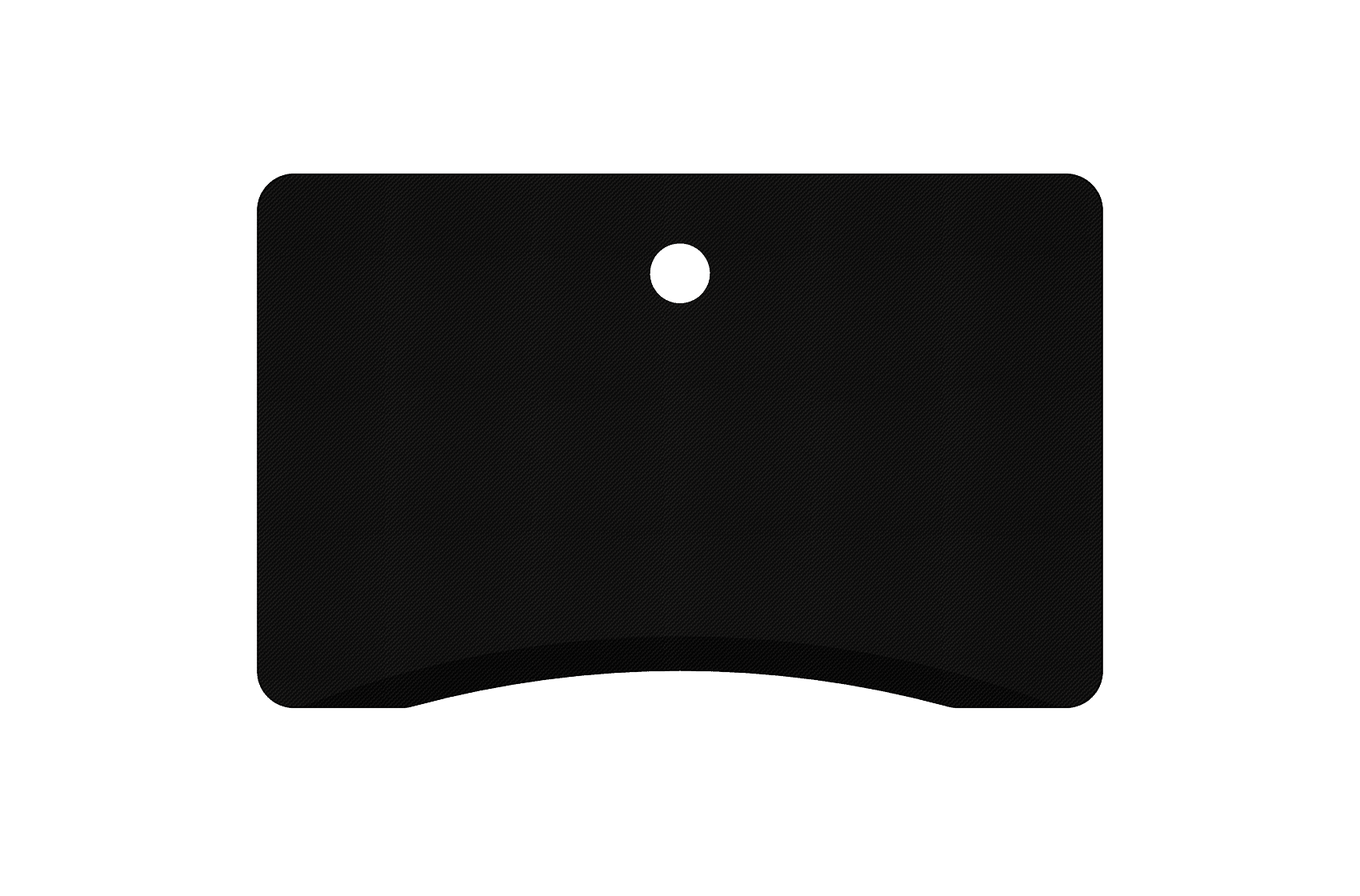 MojoDesk Surface Cubicle Rectangle - Desktop Only MojoDesk Matte Lux Black / 45.5x27