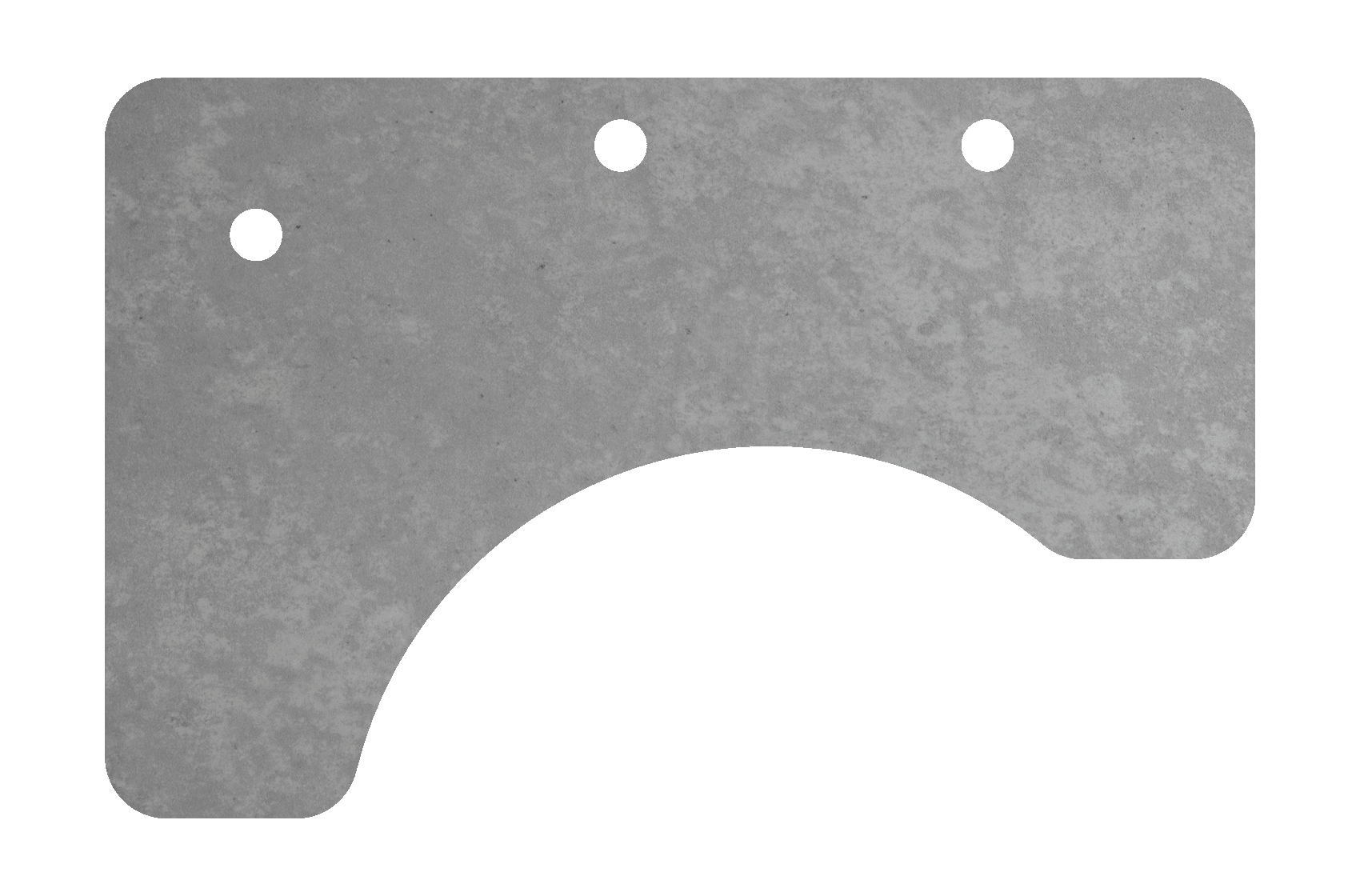MojoDesk Surface Cubicle Corner - Desktop Only MojoDesk Sahara Stone / Left