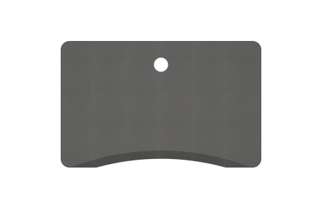 MojoDesk Surface Cubicle Rectangle - Desktop Only MojoDesk Carbon Fiber / 45.5x27