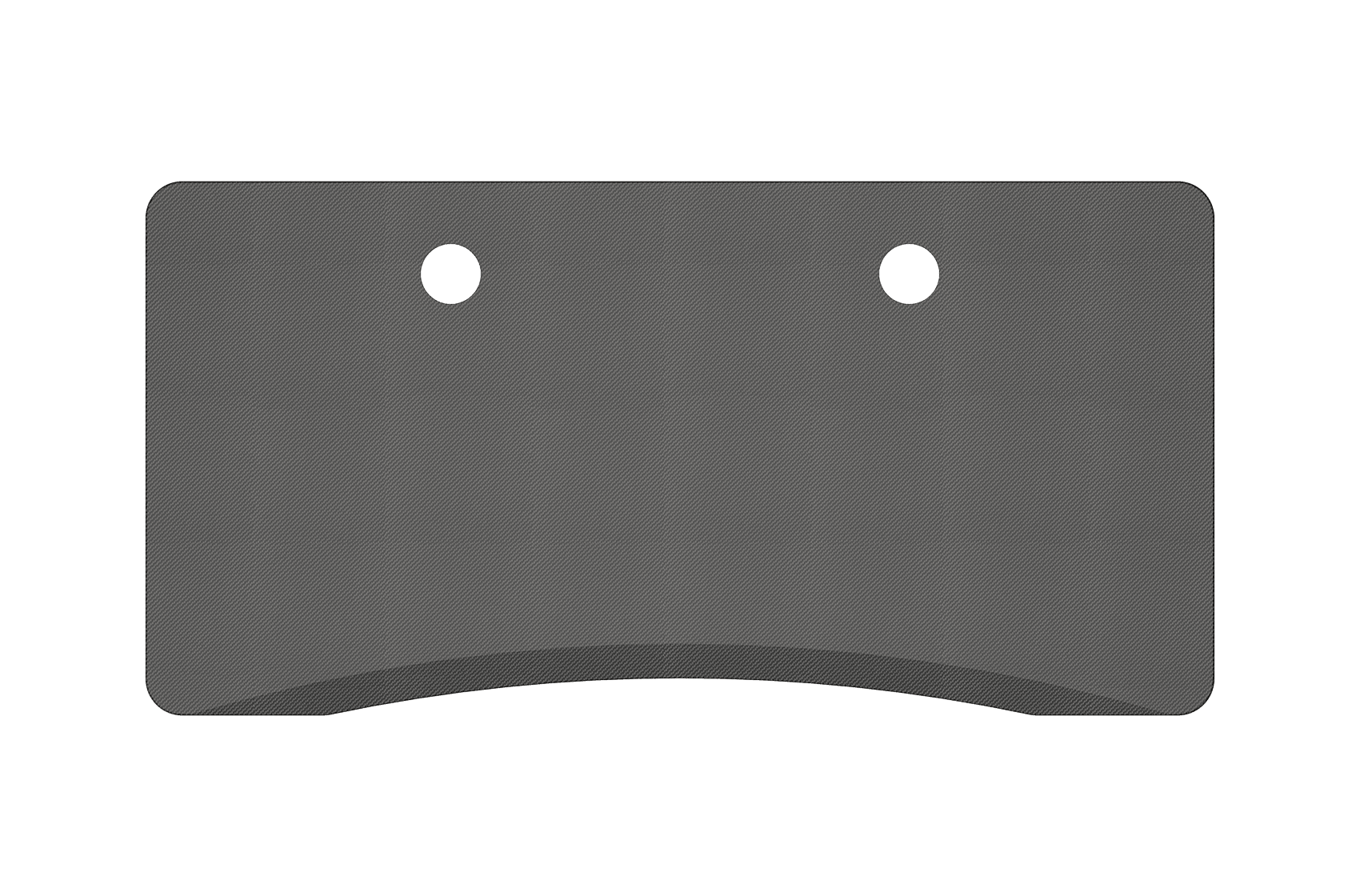 MojoDesk Surface Cubicle Rectangle - Desktop Only MojoDesk Carbon Fiber / 57.5x27
