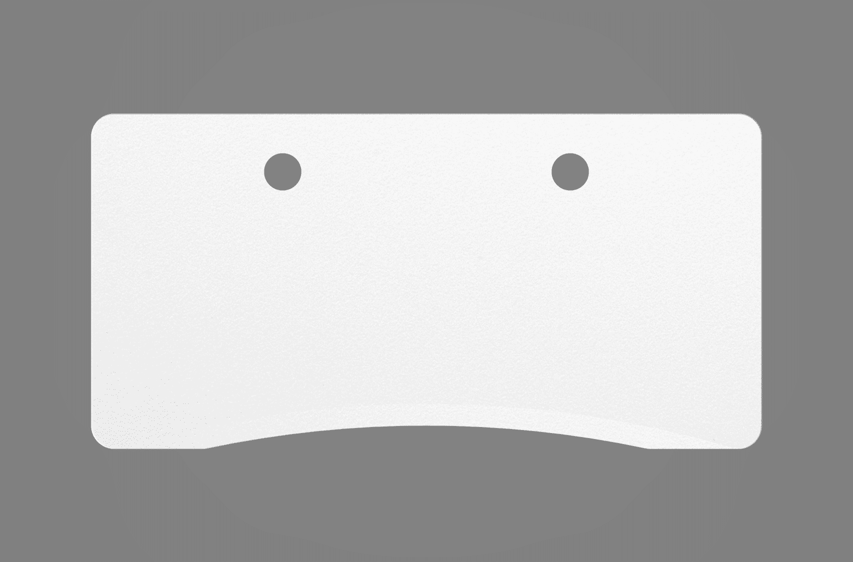 MojoDesk Surface Cubicle Rectangle - Desktop Only MojoDesk Classic White / 57.5x27