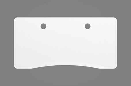 MojoDesk Surface Cubicle Rectangle - Desktop Only MojoDesk Classic White / 57.5x27