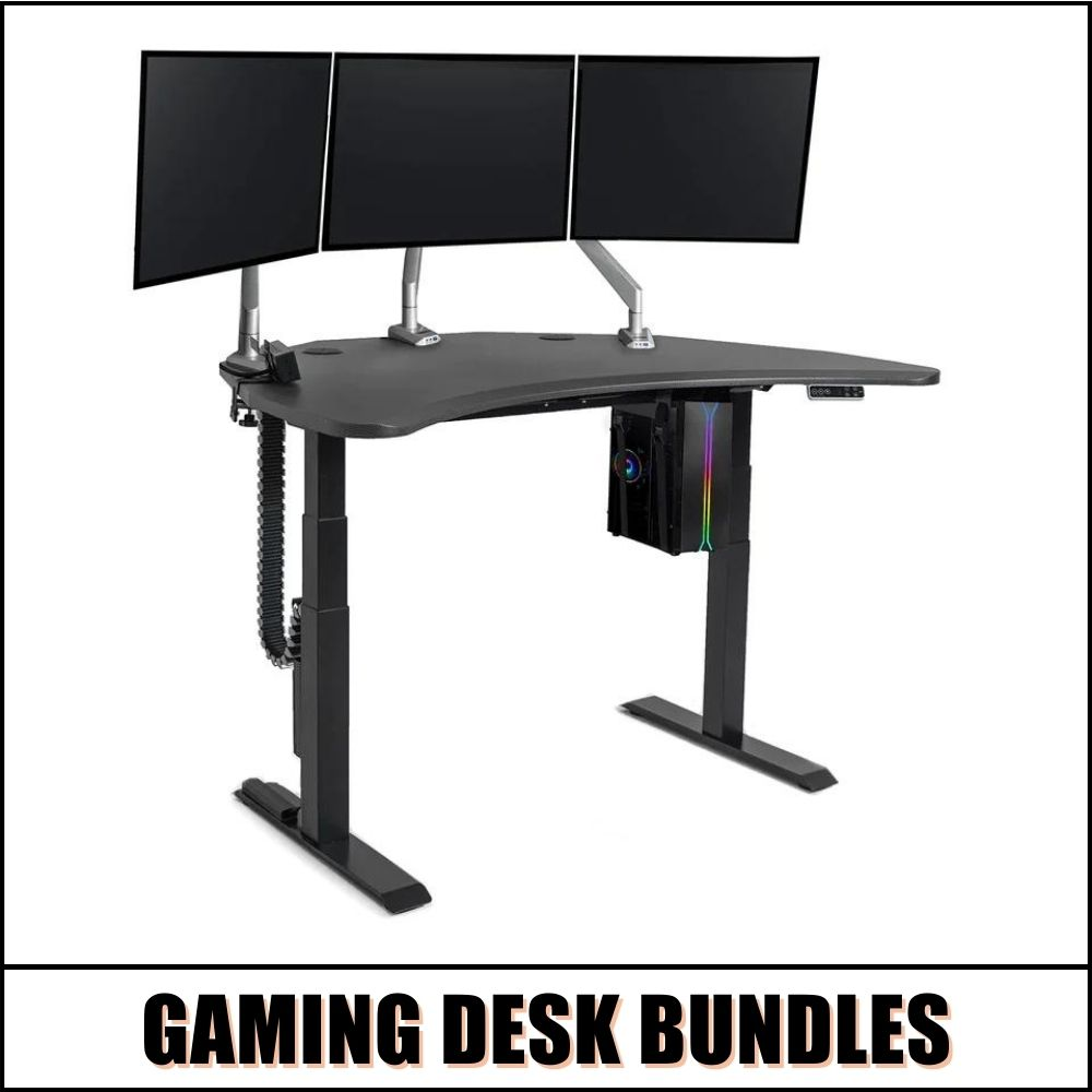 3 screen setup gaming desk