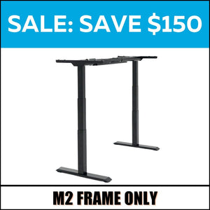 Sit-to-Stand 2-Leg Desk Frame Only: M2 MojoDesk Desks