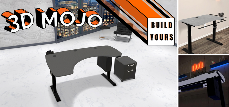 3D Standing Desk Builder - Customize