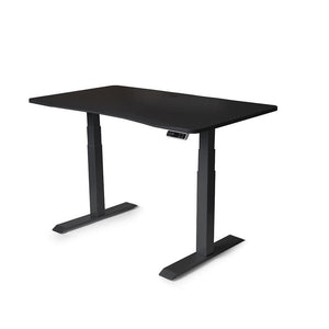 Cadence Bundle: Matte Lux Black Non Epicor Standing Desk Bundle 45.5X27 / Black Base / Matte Lux Black