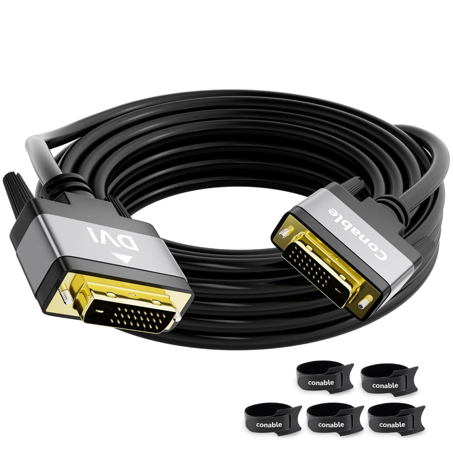 Ext. Monitor Replacement Cable DVI-D Male/Male 5M (16’ 4”) MojoDesk