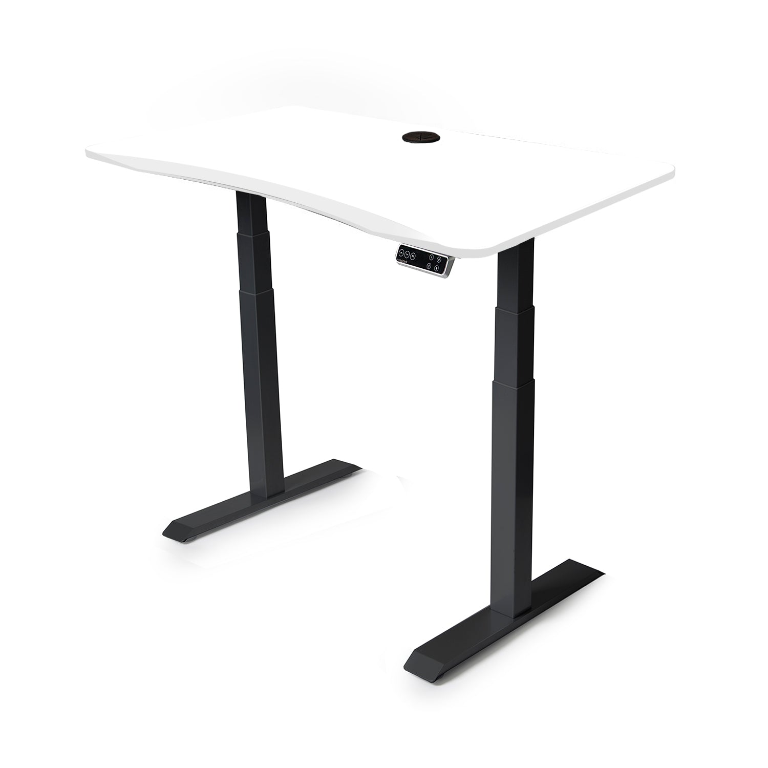 Mojo Gamer Pro: Sit-to-Stand Gaming Desk MojoDesk Gaming Desk Classic White / 46x27 / Black Base