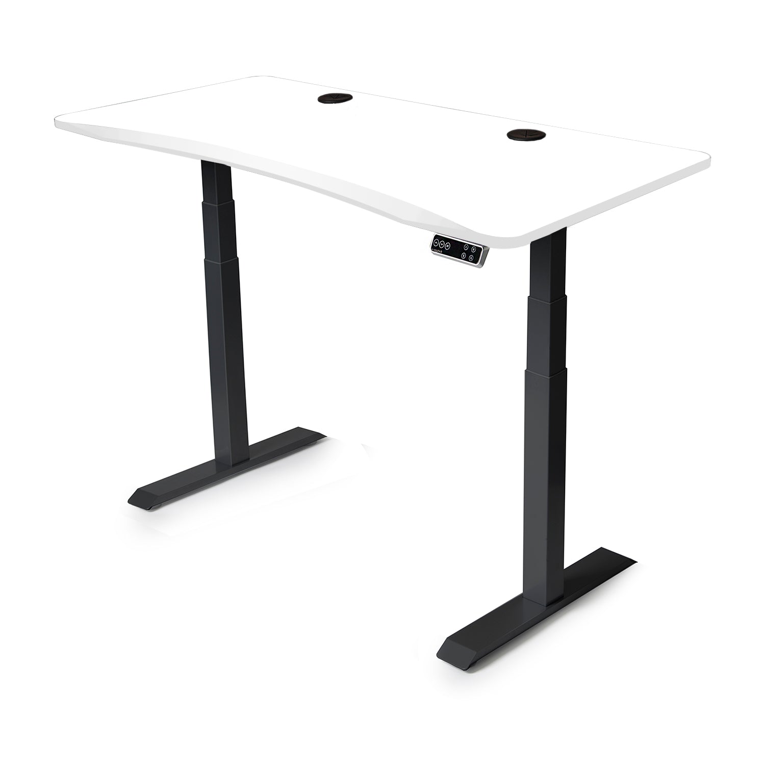 Mojo Gamer Pro: Sit-to-Stand Gaming Desk MojoDesk Gaming Desk Classic White / 58x27 / Black Base