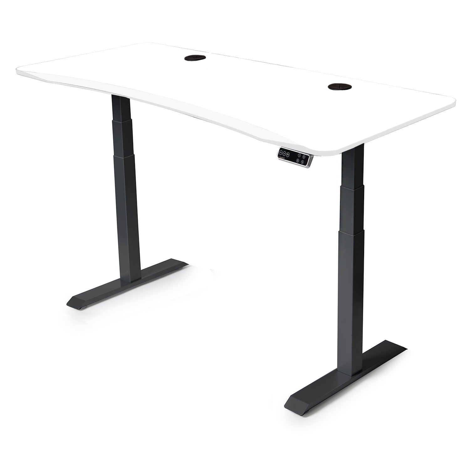 Mojo Gamer Pro: Sit-to-Stand Gaming Desk MojoDesk Gaming Desk Classic White / 70x29 / Black Base