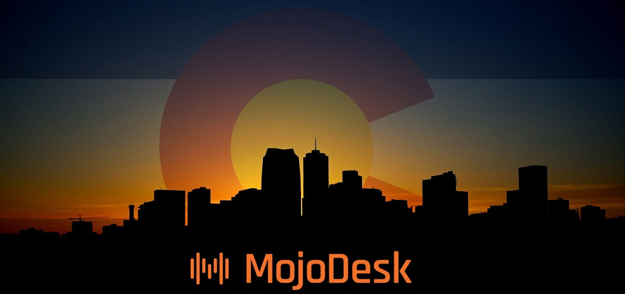 MojoDesk - Denver Standing Desk Company - Skyline Logo