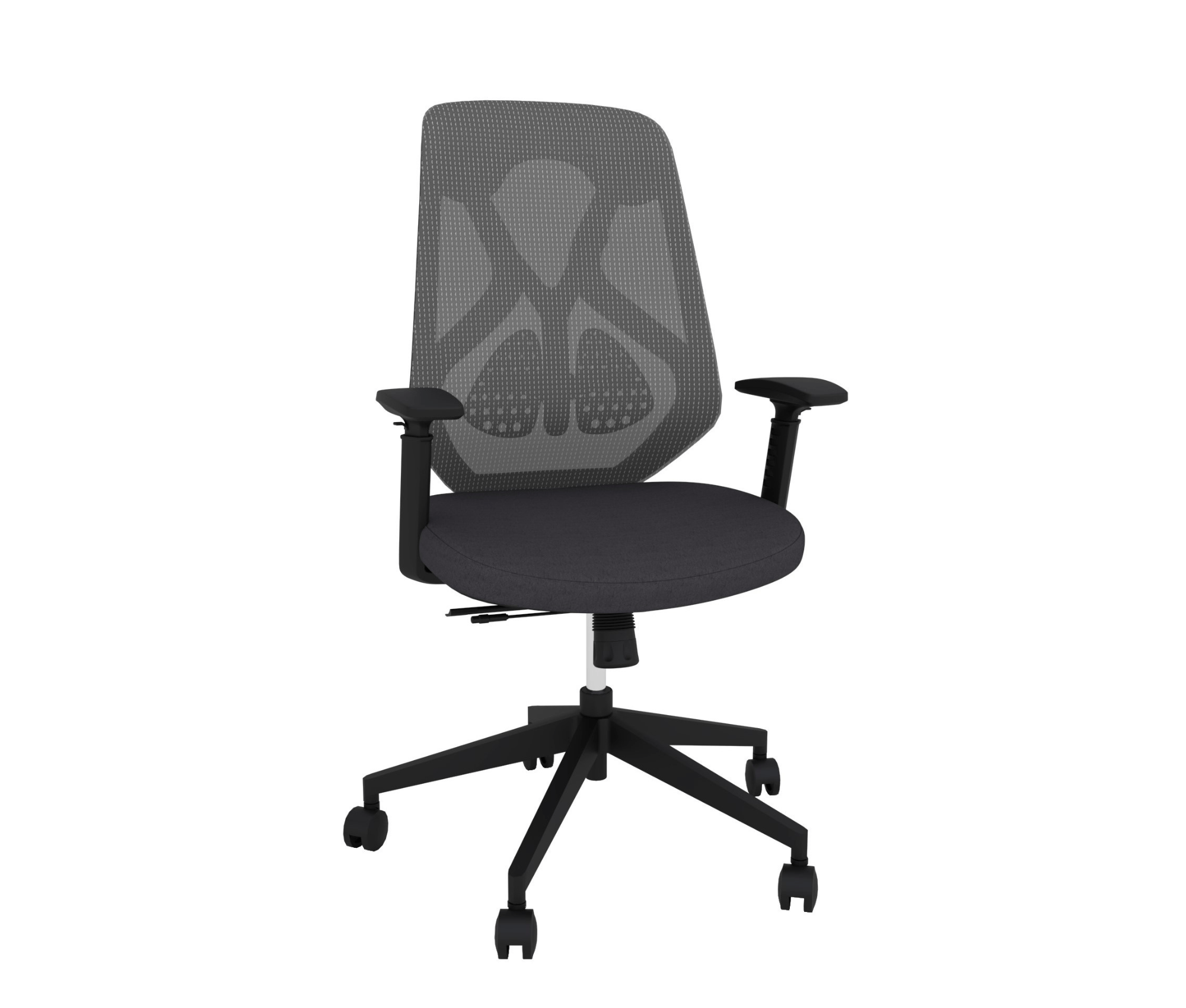 Ergonomic Chair | Office Chair with Adjustable Arms Porvata Office Chairs Smoke