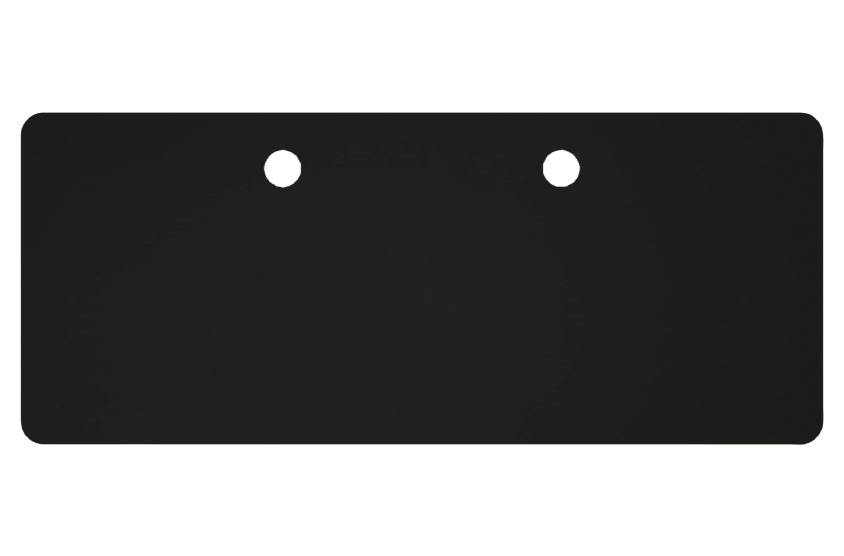 MojoDesk Surface Rectangular: Straight Front Edge MojoDesk 69.5x28.5 SFE / Matte Lux Black