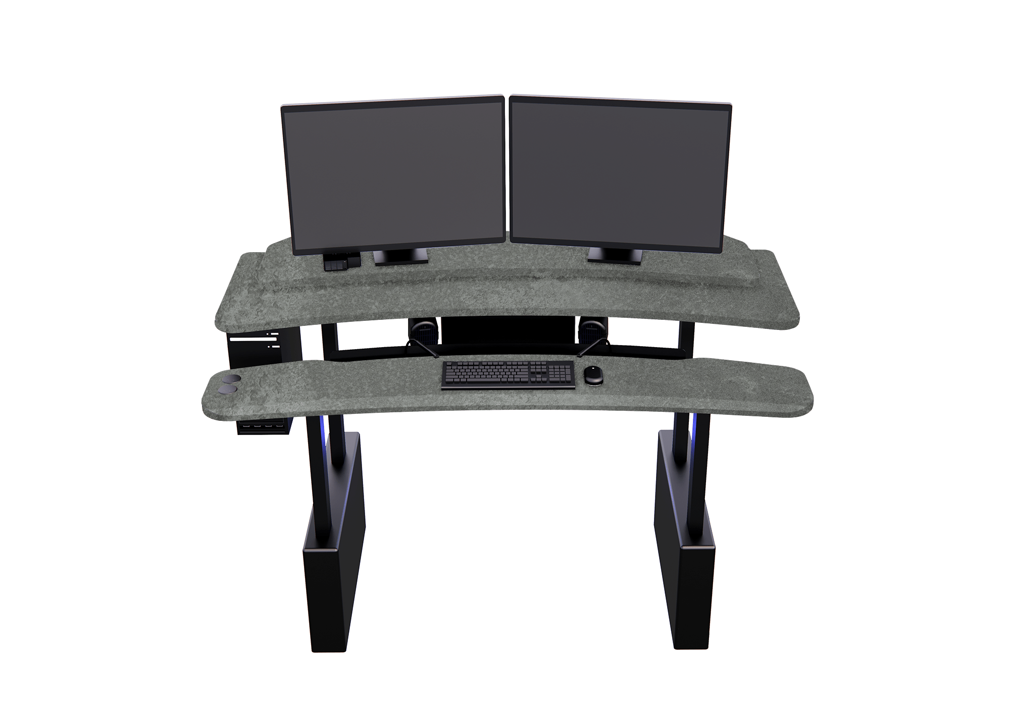 XM6-STRAIGHT: Imaging Desk - Dual-Surface, RollerPlatform (No Arc) MojoDesk