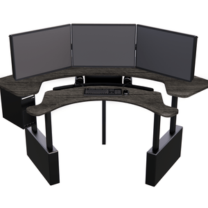 XM8-C Radiology Desk: Curved, Dual Surface MojoDesk 78x78 / Cassis