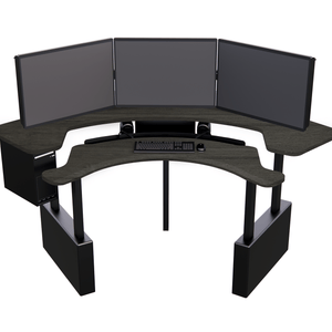 XM8-C Radiology Desk: Curved, Dual Surface MojoDesk 78x78 / Monaco