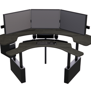 XM8-C Radiology Desk: Curved, Dual Surface MojoDesk 84x84 / Monaco