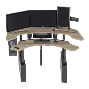 XM8-C Radiology Desk: Curved, Dual Surface MojoDesk 72x72 / Mistral