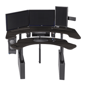 XM8-C Radiology Desk: Curved, Dual Surface MojoDesk 72x72 / Smithy Street