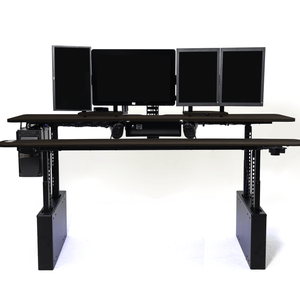 XM8-S Radiology Desk - Straight, Dual Surface MojoDesk 84x44 / Columbia Walnut