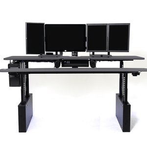 XM8-S Radiology Desk - Straight, Dual Surface MojoDesk 84x44 / Matte Lux Charcoal