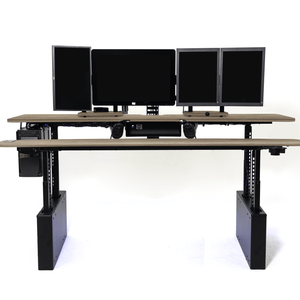 XM8-S Radiology Desk - Straight, Dual Surface MojoDesk 84x44 / Mistral