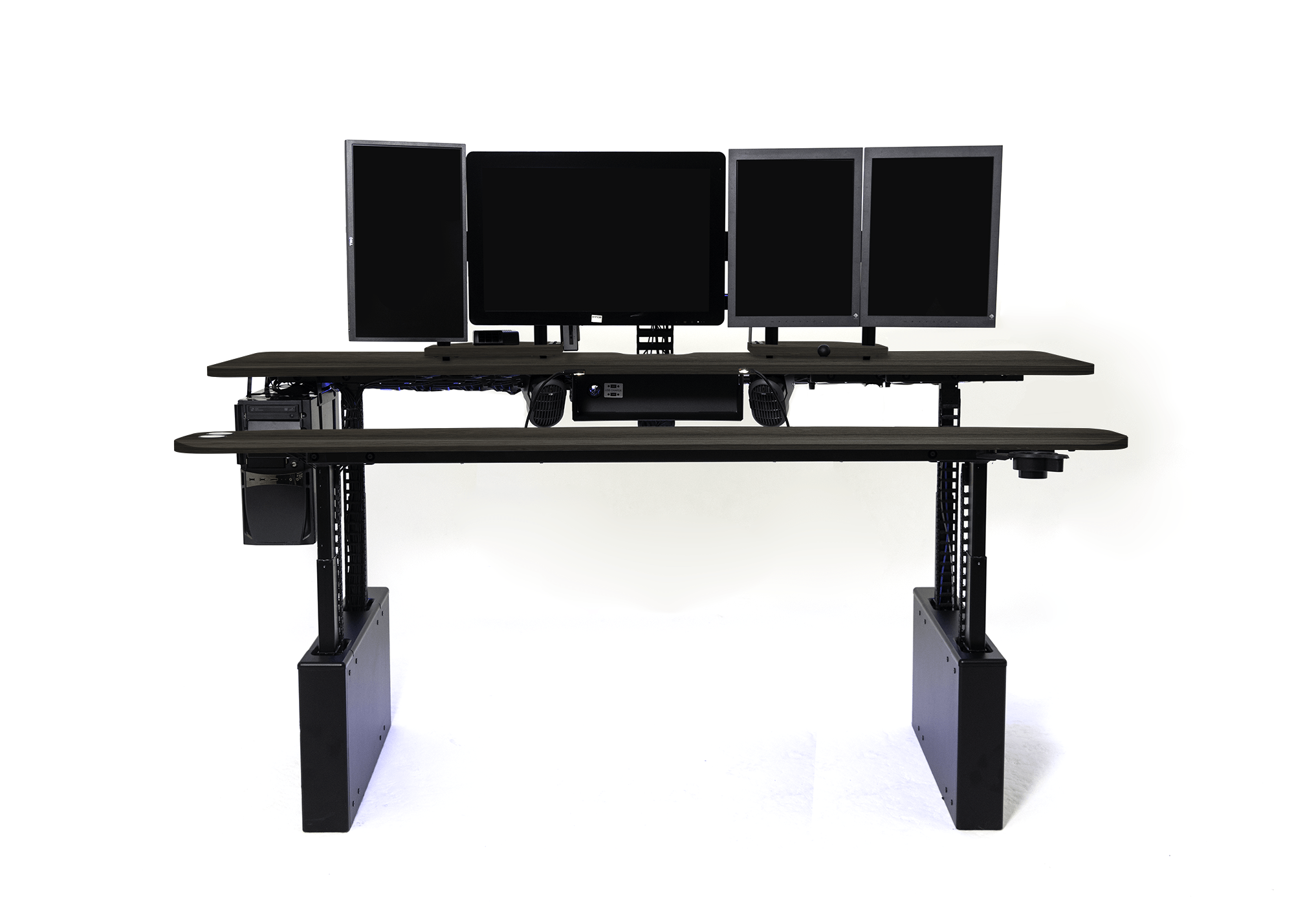 XM8-S Radiology Desk - Straight, Dual Surface MojoDesk 84x44 / Monaco