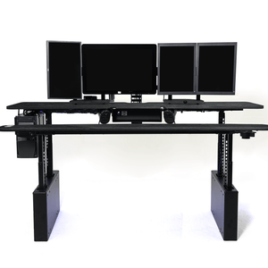 XM8-S Radiology Desk - Straight, Dual Surface MojoDesk 84x44 / Rock Ash