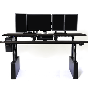 XM8-S Radiology Desk - Straight, Dual Surface MojoDesk 84x44 / Smithy Street