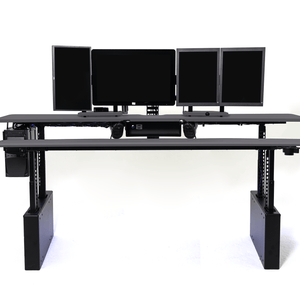 XM8-S Radiology Desk - Straight, Dual Surface MojoDesk 90x44 / Matte Lux Charcoal