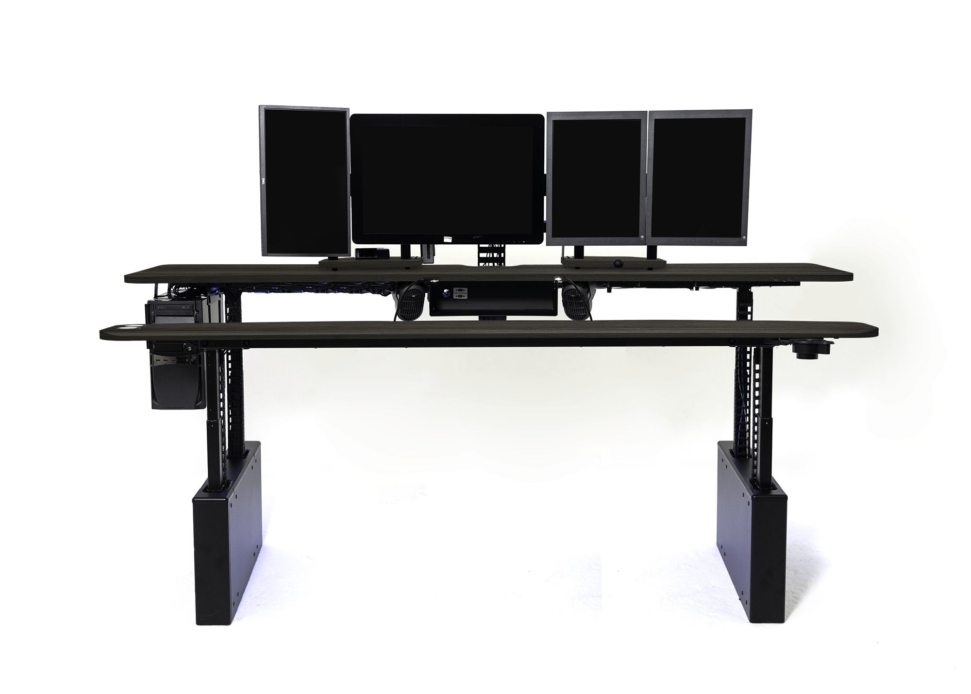 XM8-S Radiology Desk - Straight, Dual Surface MojoDesk 90x44 / Monaco