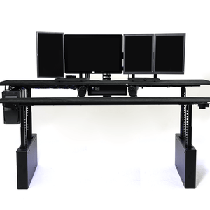 XM8-S Radiology Desk - Straight, Dual Surface MojoDesk 90x44 / Rock Ash