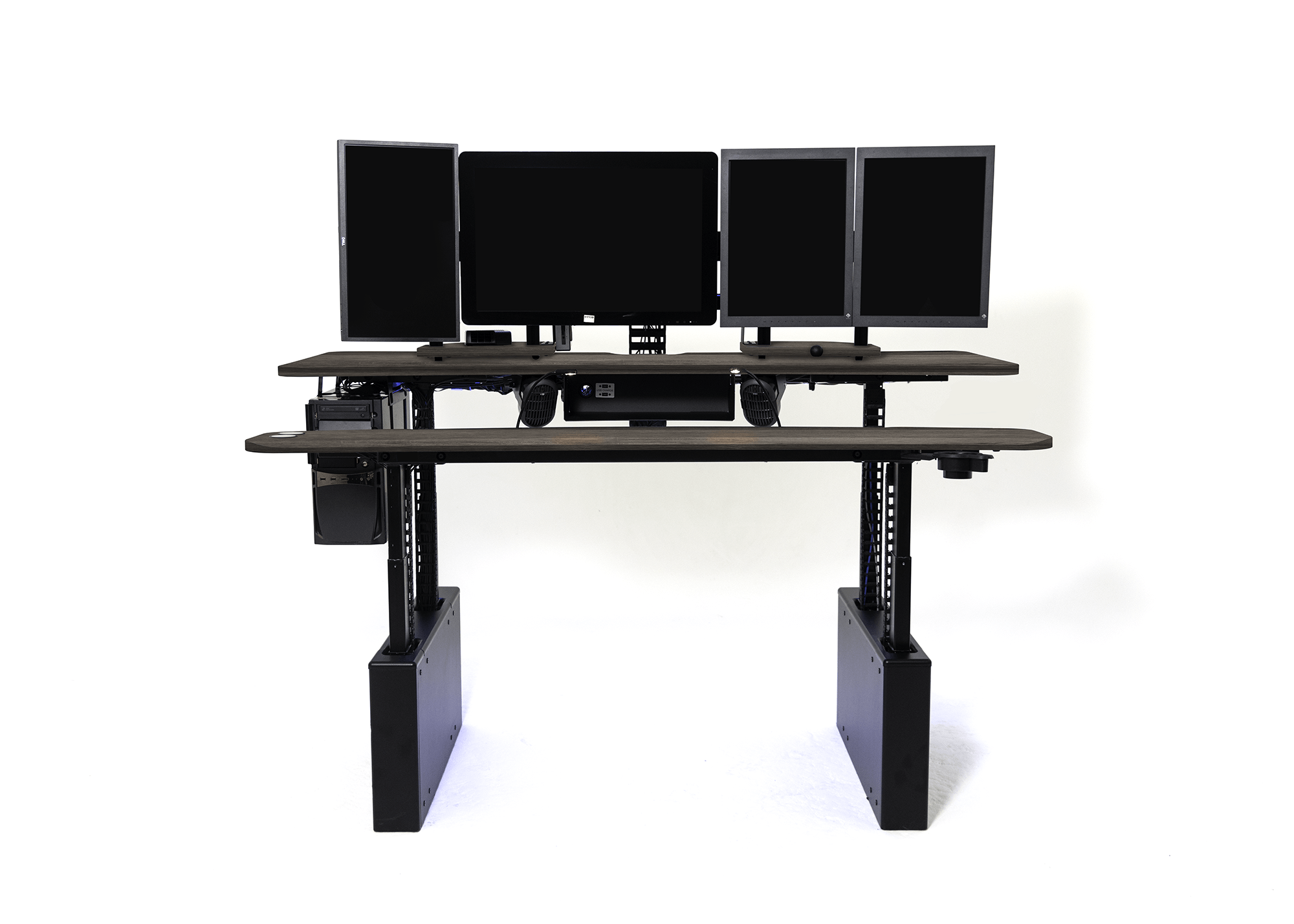 XM8-S Radiology Desk - Straight, Dual Surface MojoDesk 72x44 / Cassis