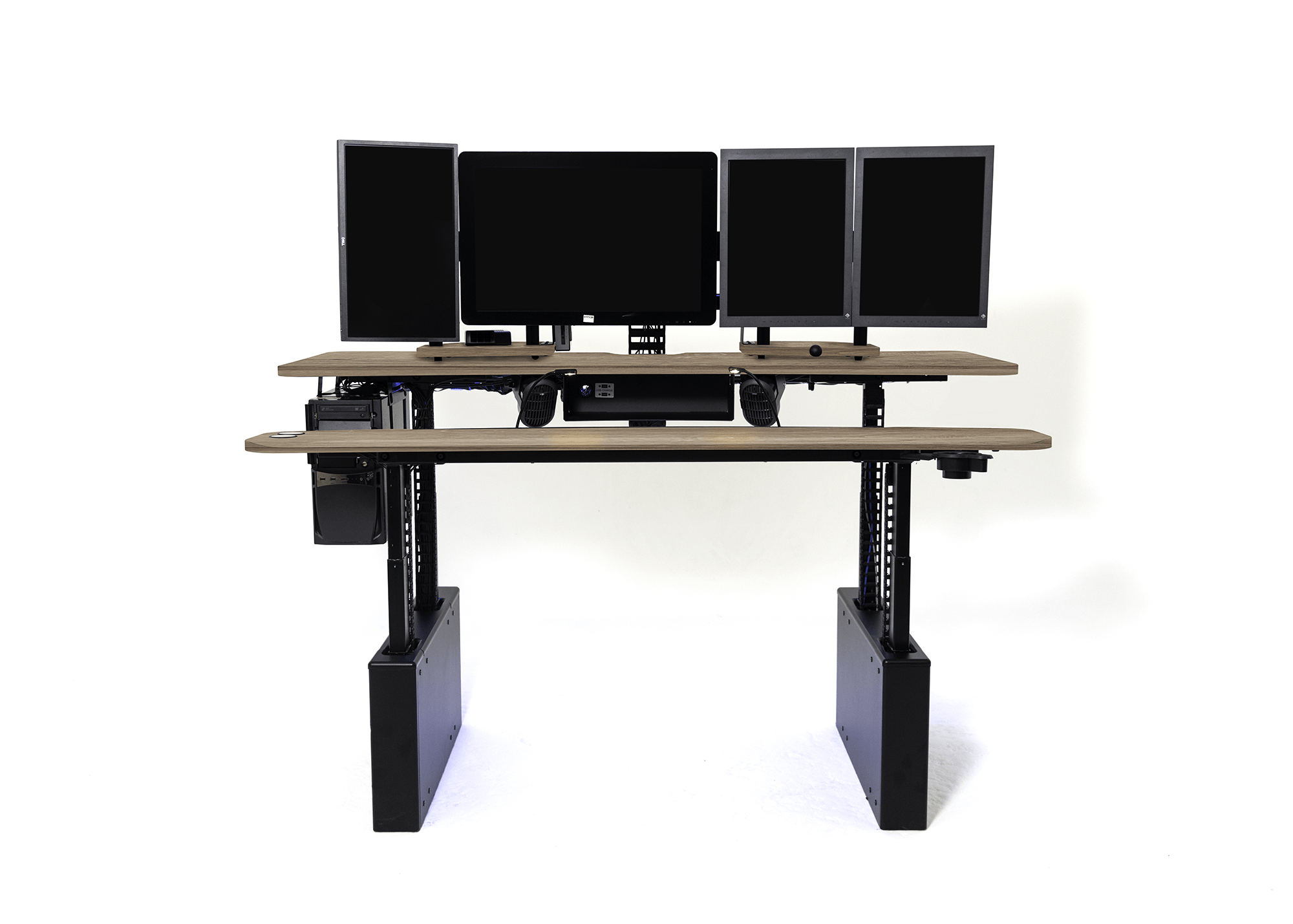 XM8-S Radiology Desk - Straight, Dual Surface MojoDesk 72x44 / Mistral