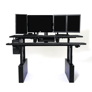 XM8-S Radiology Desk - Straight, Dual Surface MojoDesk 72x44 / Rock Ash