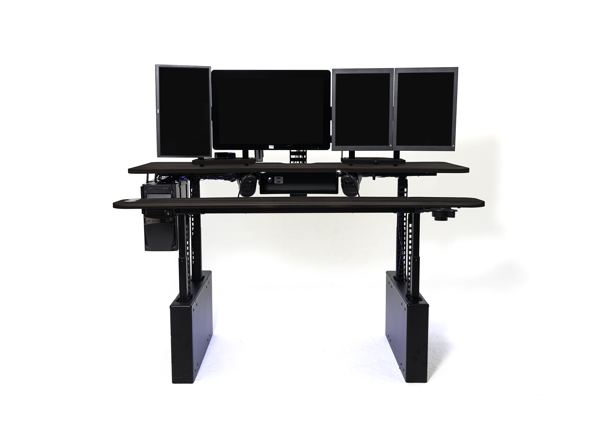 XM8-S Radiology Desk - Straight, Dual Surface MojoDesk 72x44 / Smithy Street