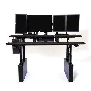 XM8-S Radiology Desk - Straight, Dual Surface MojoDesk 72x44 / Smithy Street