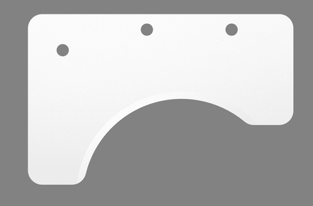 MojoDesk Surface Cubicle Corner - Desktop Only MojoDesk Classic White / Left