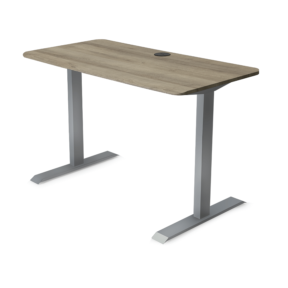 Mojo Side Table Non Epicor Workspace Tables American Oak / 48x24 / Gray Base