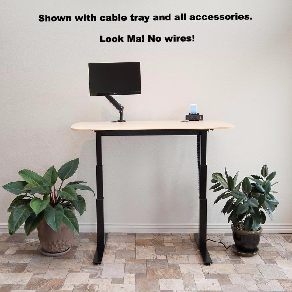 Magnetic Cable Tray for Standing Desk
