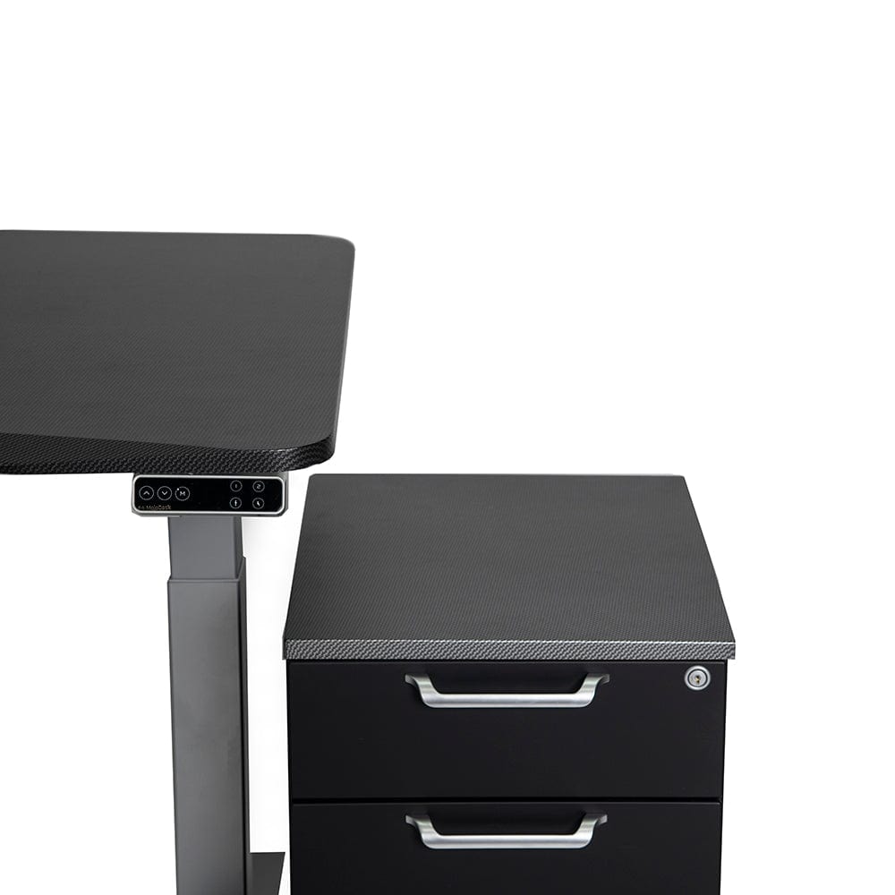 Mojo WorkSpace: Desk + Preassembled Mobile Cabinet