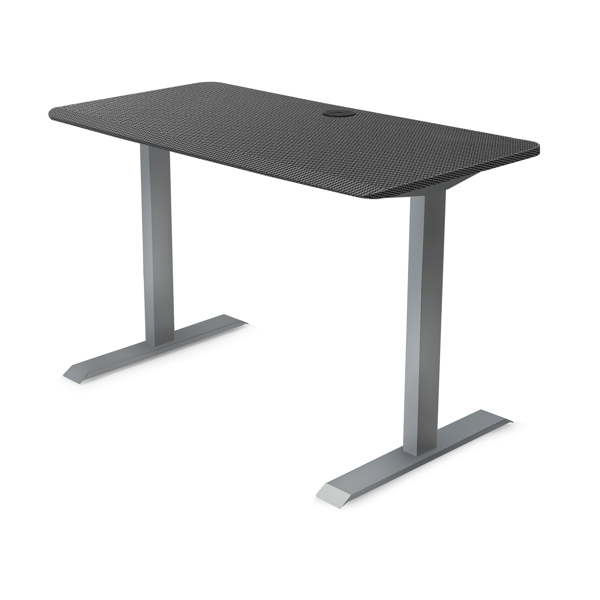 Mojo Side Table Non Epicor Workspace Tables Carbon Fiber / 48x24 / Gray Base