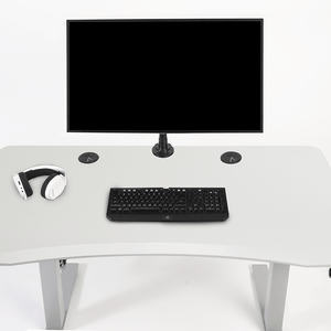 MojoDesk Bundle: Desk + 2 Accessories - Classic White Non Epicor Standing Desk Bundle