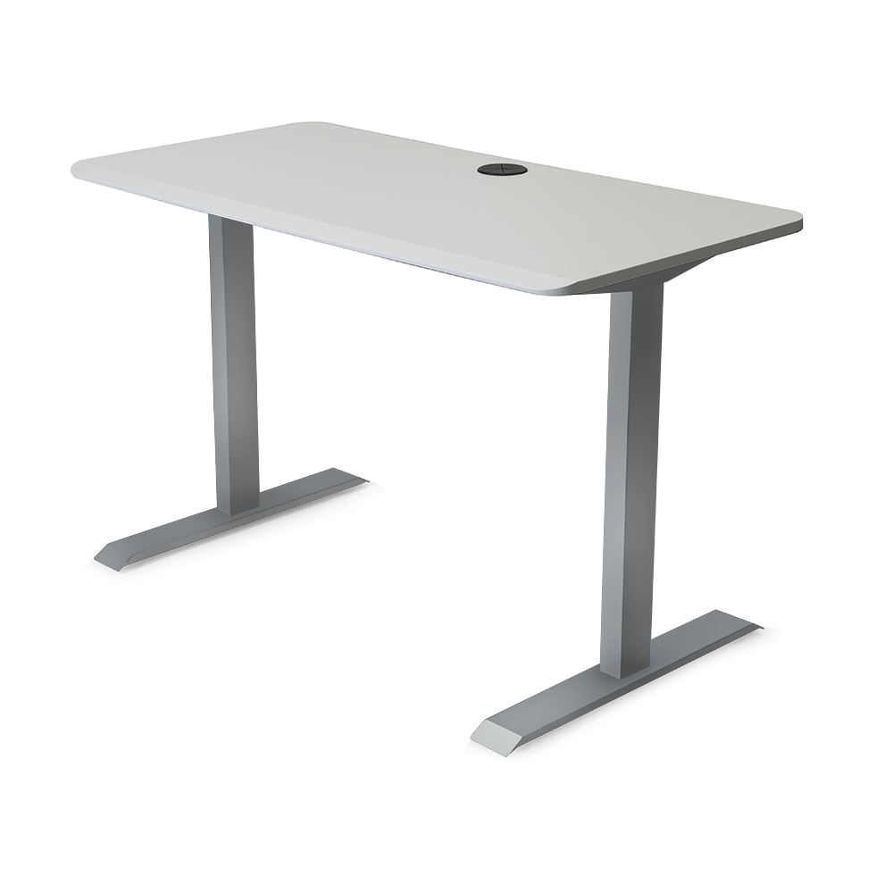 Mojo Side Table Non Epicor Workspace Tables Classic White / 48x24 / Gray Base