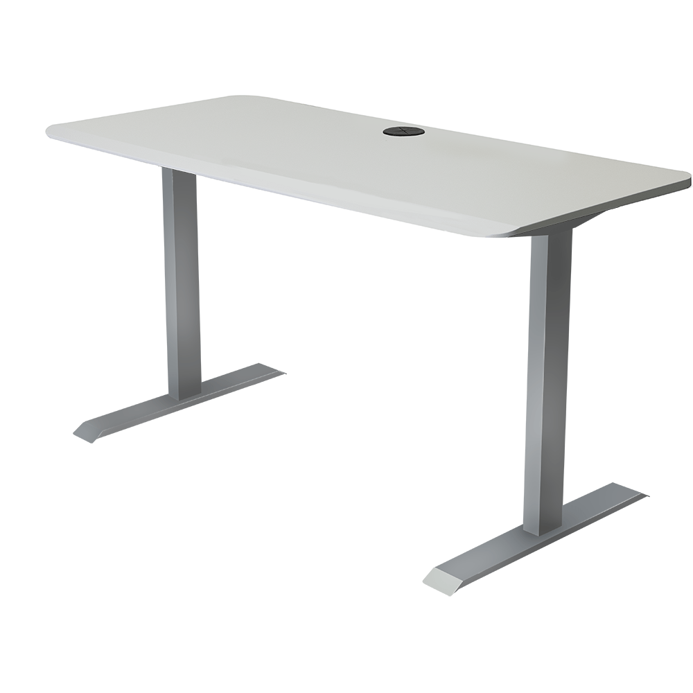 Mojo Side Table Non Epicor Workspace Tables Classic White / 60x24 / Gray Base
