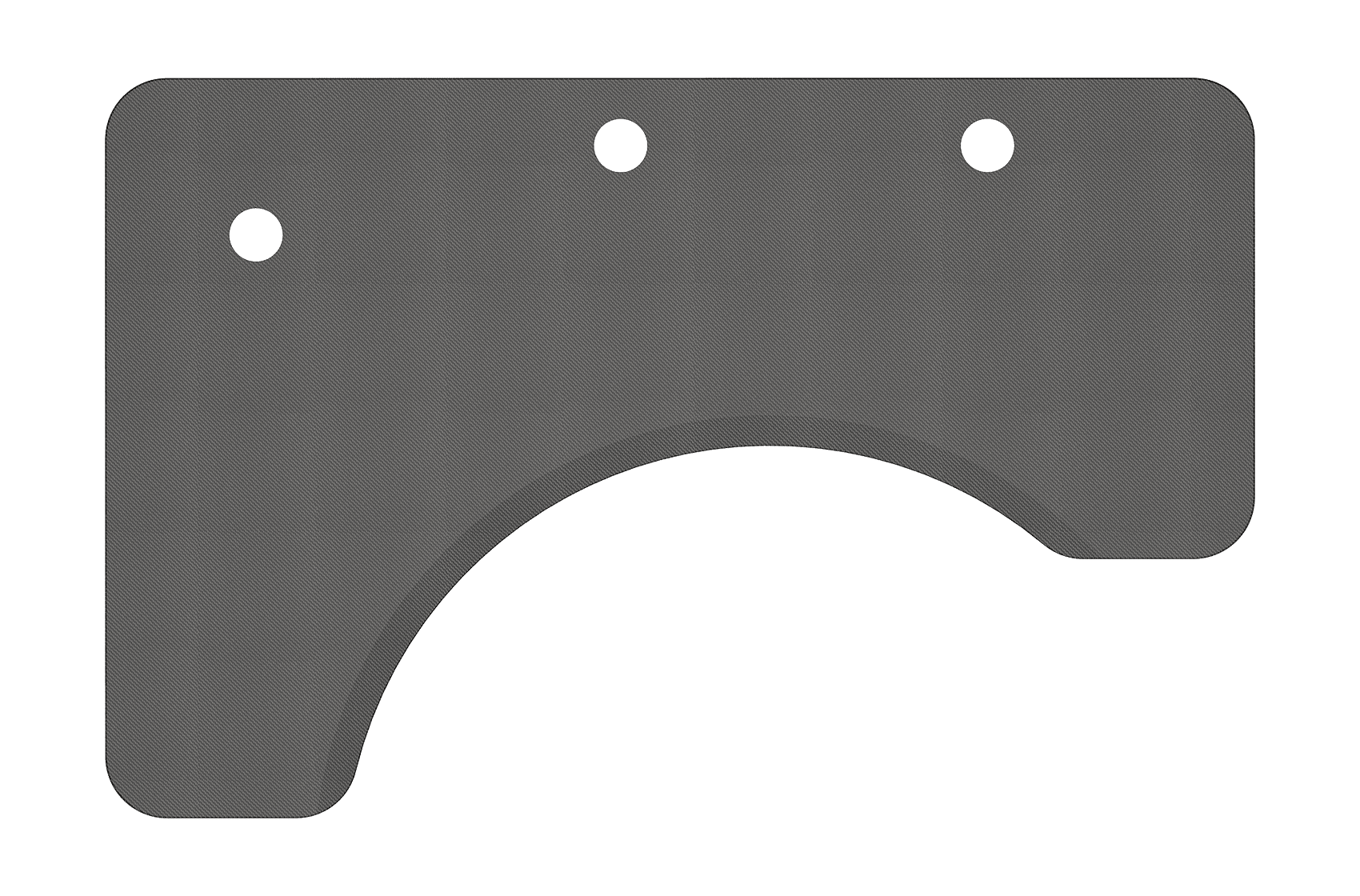MojoDesk Surface Cubicle Corner MojoDesk Left / Carbon Fiber