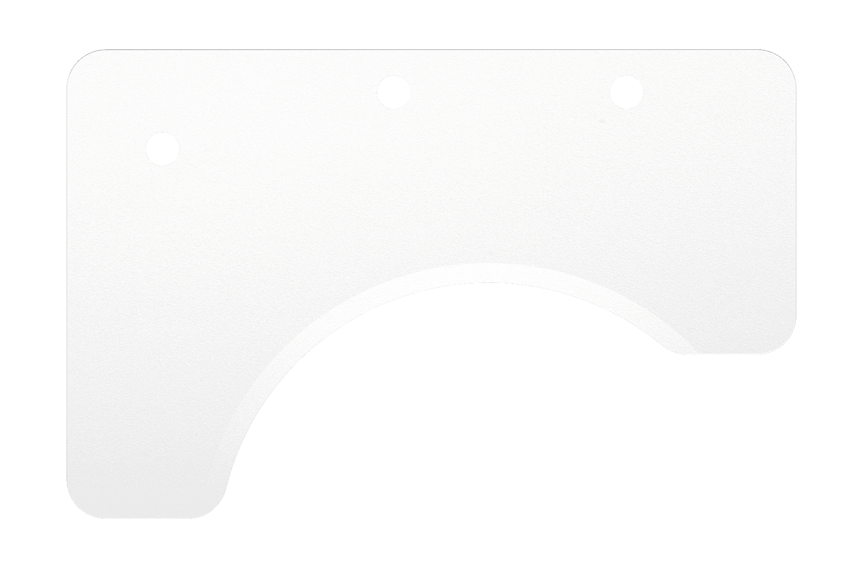 MojoDesk Surface Cubicle Corner MojoDesk Left / Designer White