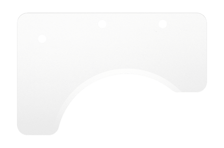 MojoDesk Surface Cubicle Corner MojoDesk Left / Designer White