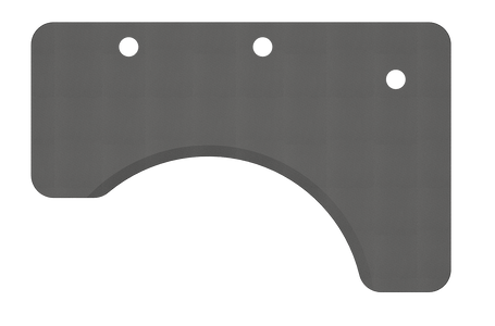 MojoDesk Surface Cubicle Corner MojoDesk Right / Carbon Fiber